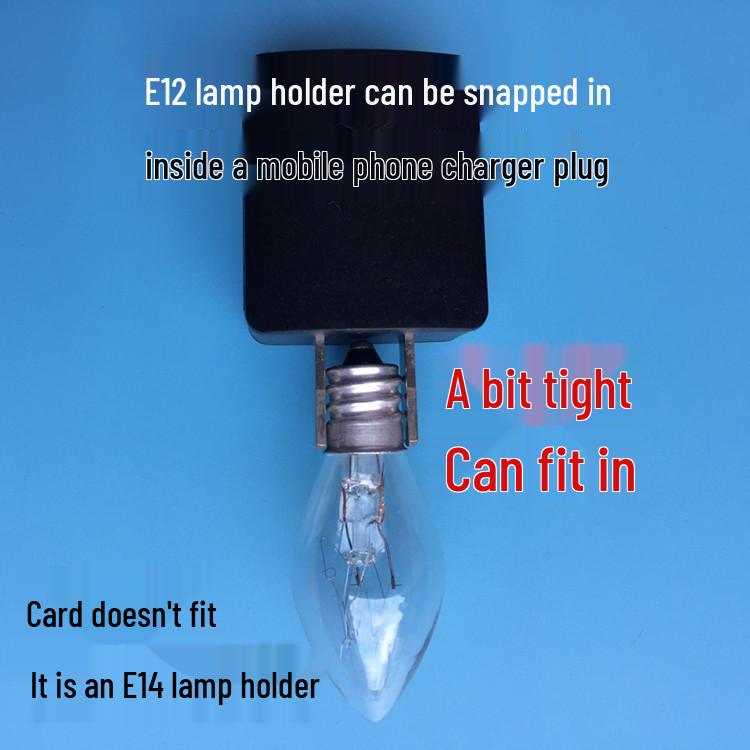 E12 Керамический Ночник-Аромалампа Лотос с Желтой Лампочкой, 220В 10Вт Стеклянный Корпус.