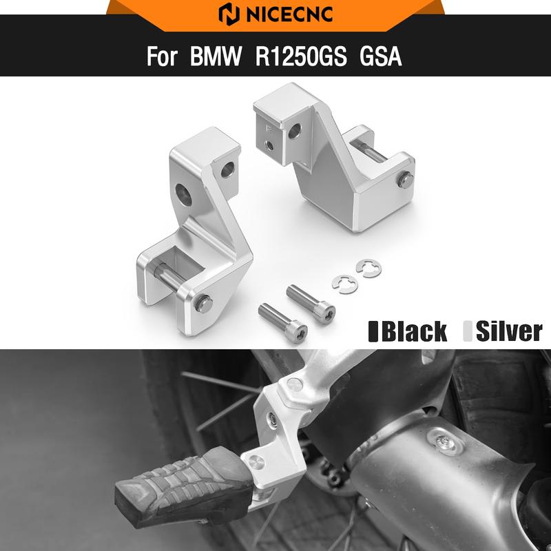 Для BMW R1250GS 2018-2023 R1250GS Adventure 2018-2024 Комплект для понижения пассажирских подножек R1250GS GSA R 1250GS R 1250 GS R1250GS ADV