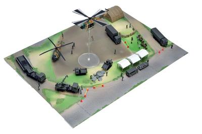 100 сцен с транспортными средствами в работе 003R Force Disaster Prevention Training Returns 8 Pieces BOX Diorama Supplies GJ! ~Сайт самообороны~