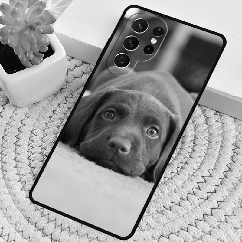 Милый щенок лабрадора Чехол для телефона Samsung Galaxy note 10 pro S26 Ultra S23 S24 FE S25 S21 S22 PLUS ударопрочный