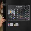 A3/A4 Magnetic Monthly Planner Board with 6 Colored Markers Reusable Clear Acrylic Refrigerator Calendar Dry Erase Monthly Schedule Planning Board