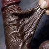8.5inch Black Realistic Penis for Women Sliding Foreskin Dildo Suction Cup Dildos Female Masturbator Big Dick Adult Anal Sex Toys Shop