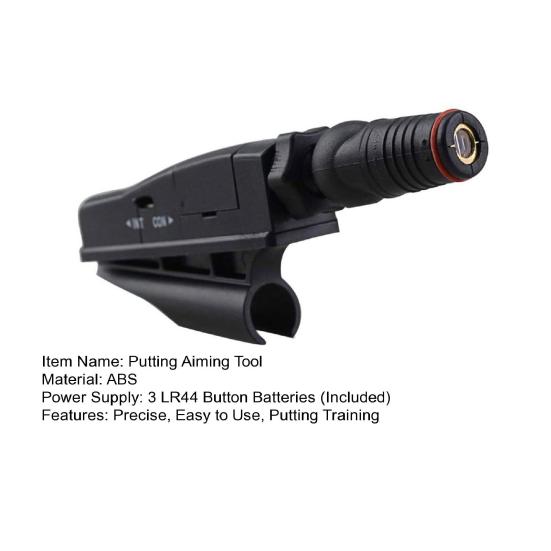 Тренировочное приспособление для игры в гольф в помещении, паттер для гольфа, выравнивающий указатель, устройство для прицеливания, корректор положения паттера для отработки удара