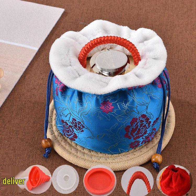 Jitao Yu Pozi Чистая медная грелка с водой Массажер для рук и ног в стиле ретро