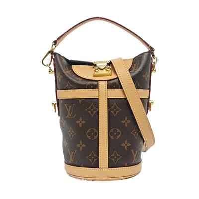 [Б/У] Дорожная сумка Classic Monogram S-Lock Съемный плечевой ремень Покрытый холст Кожа - Удовлетворительное состояние #1AX4QP3