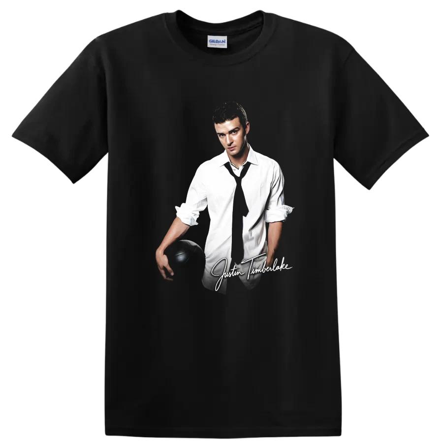 Justin Timberlake Pop Star Fashion Soccer Ball Mid 2000s T Shirt Style Tee