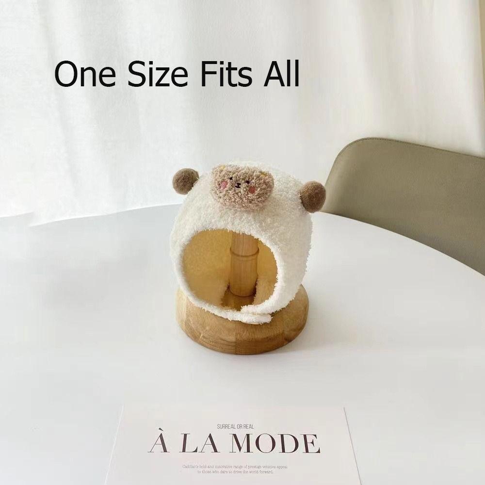 Теплая детская вязаная шапка с мультяшными ушками, теплая шапка, новые зимние детские наушники