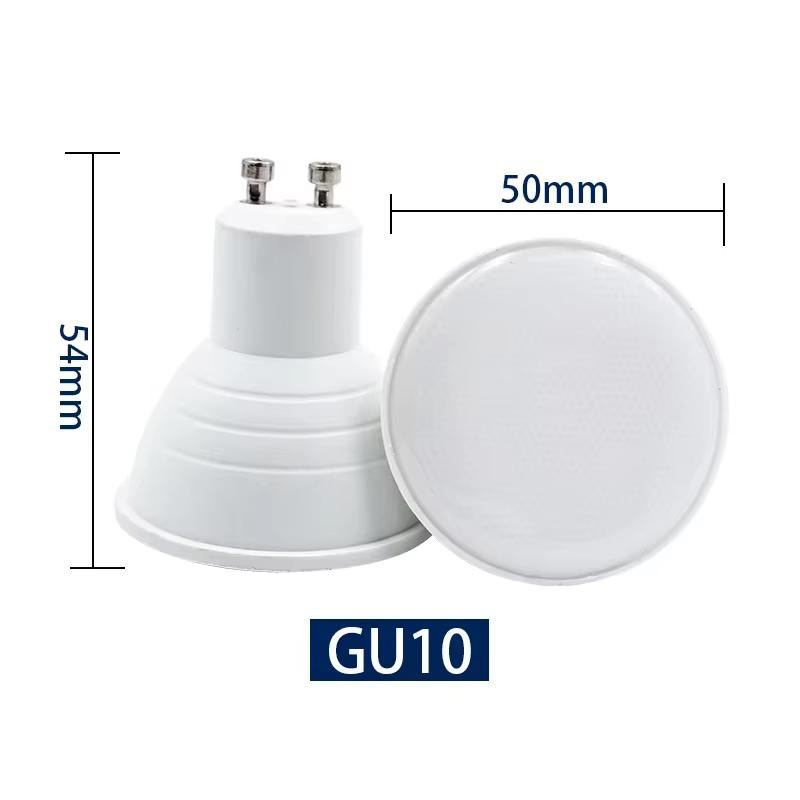 180° Degree Wide Beam Dimmable LED Spotlights Acrylic+Aluminum 6W GU10 MR16 220V 230V 240V Bedroom Table Lamp Bulbs White Spot