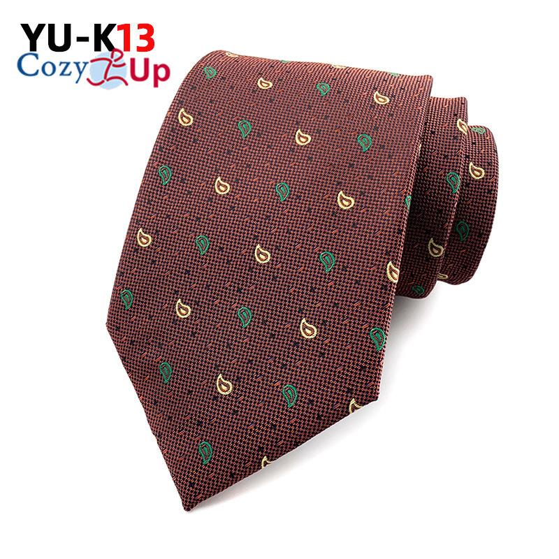 3.15" Fashion Striped PaisleyTies Men Necktie for Wedding