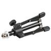 MS-12 Mini Foldable Adjustable Desktop Tripod Microphone Stand with MC3 Mic Clip Holder Bracket for