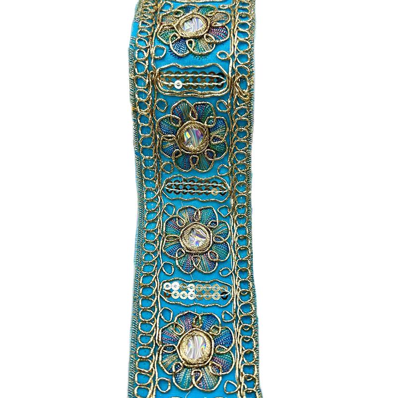 4.5смx10 ярдов Материалы для DIY Богемный стиль Швейные принадлежности Многофункциональный Цветочная вышивка Декор для штор Несколько цветов