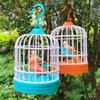 Parrot Cage Talking Electric Bird Realistic Voice Simulation Bird Cage  Entertainment