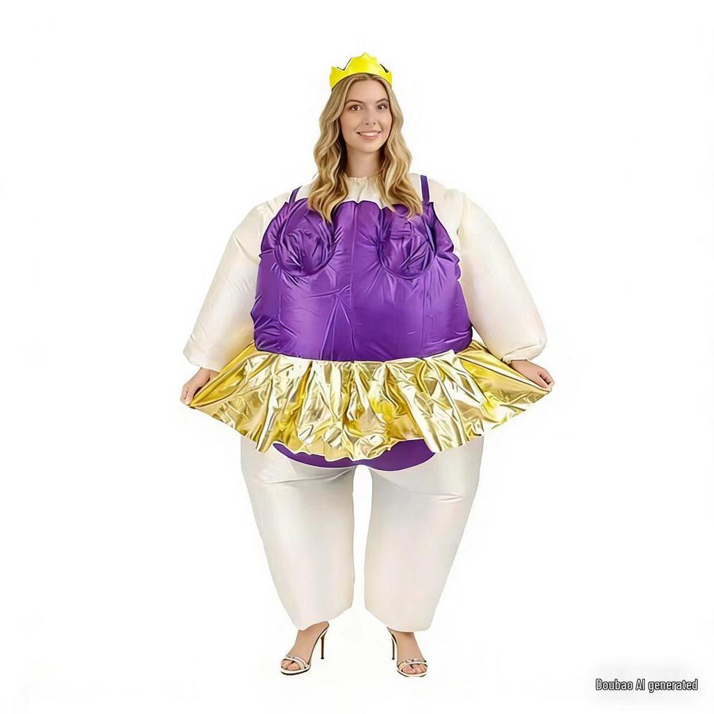 Надувная толстая кукла на Хэллоуин Мультяшный балетный костюм - Забавный костюм для вечеринки