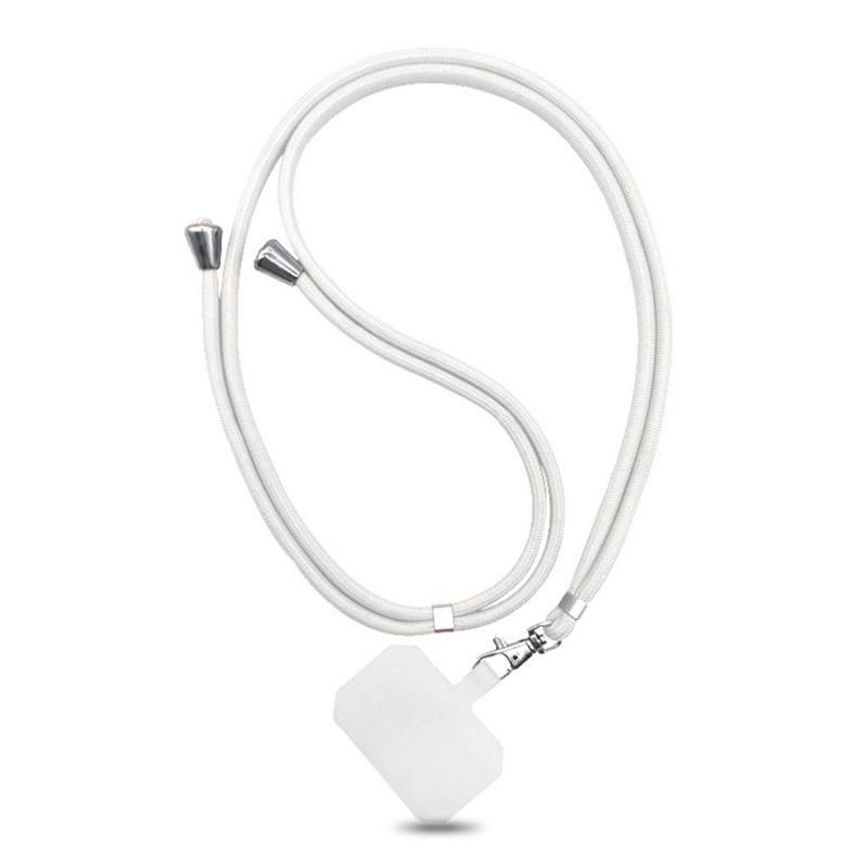 Аксессуары для телефона Подвесной шнур для телефона Съемный красочный шейный шнур Регулируемая нашивка через плечо Нейлоновая мягкая веревка Универсальный ремешок для телефона с защитой от потери