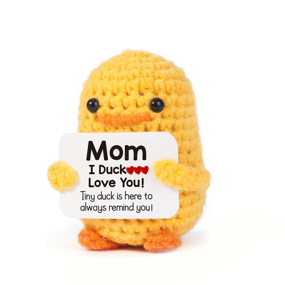Funny Gifts for Mom and Dad, I Love You Mom, Handmade Crochet Unique Mother's Day Father's Day
