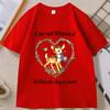 Cute and Whimsical Deer Tshirt Cotton Short Sleeve Tshirt Summer Roun Dneck Base T Shirt for Unisex WOMEN Comfortable Clothing
