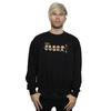 Looney Tunes Mens Porky Pig Colour Code Sweatshirt