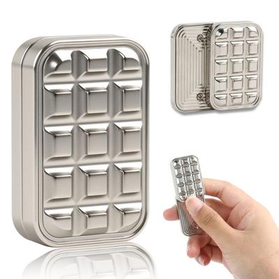 1/2 шт. Металлический слайдер-фиджет Портативный Снятие стресса Тревоги Текстурированный слайдер Дети Подростки