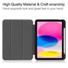 For iPad (2025)/10.9 (2022) Stand Case Shock-Absorbent Leather Tablet Cover with Pen Slot