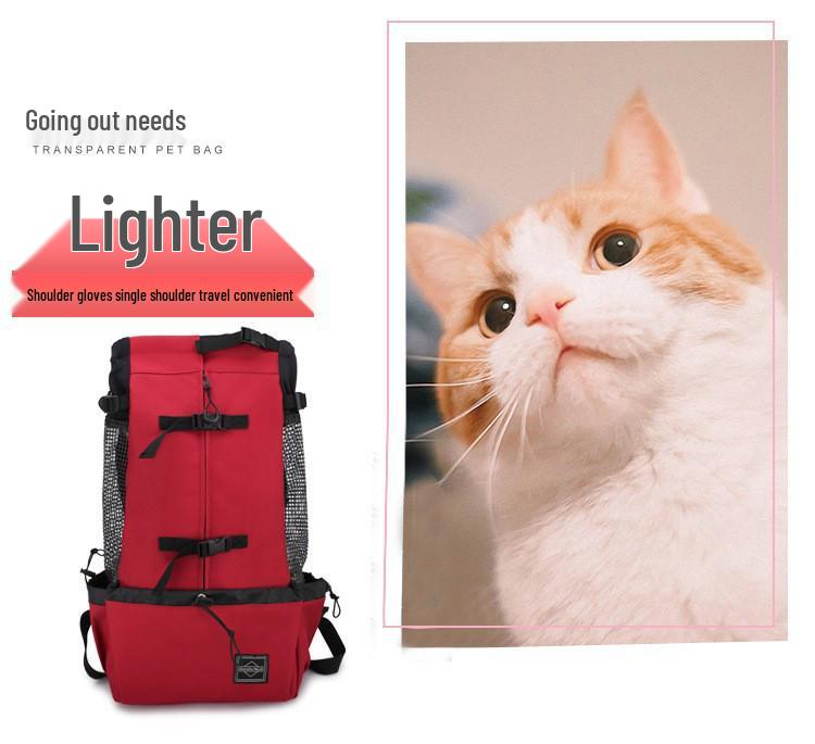 Двухплечевой туристический рюкзак для питомцев с вентиляцией для собак – Моющийся, идеально подходит для велопрогулок и покупок на свежем воздухе