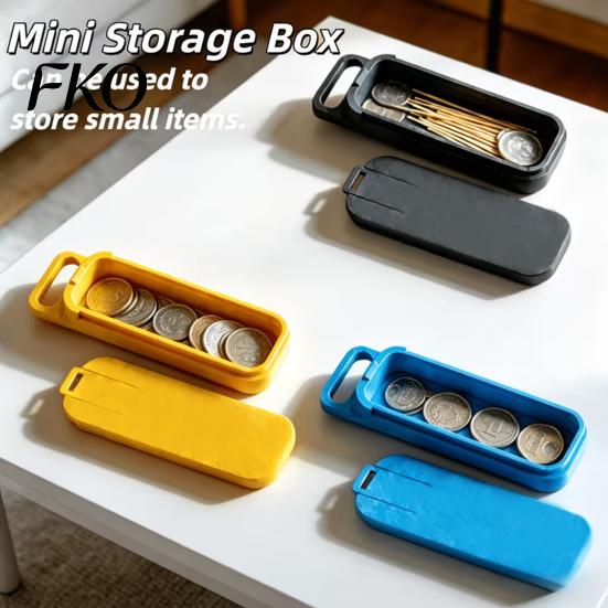 Space Saving Organizer Box Rectangular Storage Box, with Slide Top, Durable PLA Desktop Container, High Quality Tray Coin Organizer, for Jewelry