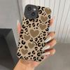 Leopard Print Pattern Phone Case For 15 Cases iPhone 14 13 12 11 16 Pro Max XS X XR 7 8 Plus SE 2 Shockproof Bumper Cover