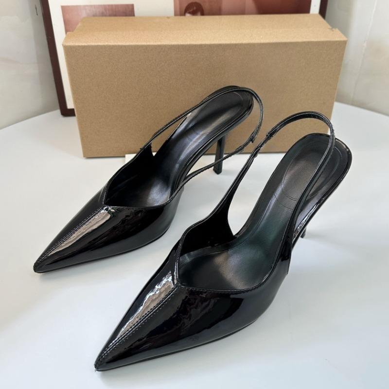 Fashion 2025 Luxury High Heels Women Sandals Designer Pointed Toe Sexy Summer Party Wedding Dress Stilettos Concise Office Lady Shoes