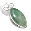 Флюорит Драгоценный Камень Ручной Работы Серебро 925 пробы Ювелирное Изделие Подвеска 2,25" y7M89