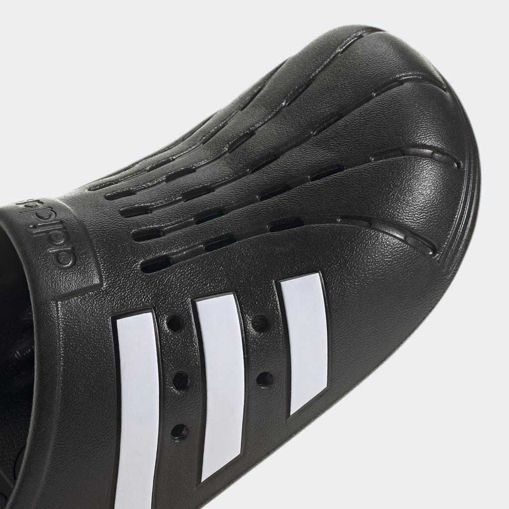 Спортивные сандалии Adilette Clog LEQ20 Core Black см [Adidas] Черный/Белый/Основной (GZ5886) +26,5