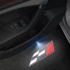 Race Flag Logo Wireless Courtesy Car Door Projector LED Welcome Lights For Seat Leon Ibiza Arona Ateca Toledo Mii Alteca Decor