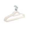 10/20/30Pcs Non-Slip Velvet Hangers Space Saving Hook Flocked Felt Clothes Drying Rack Organizer