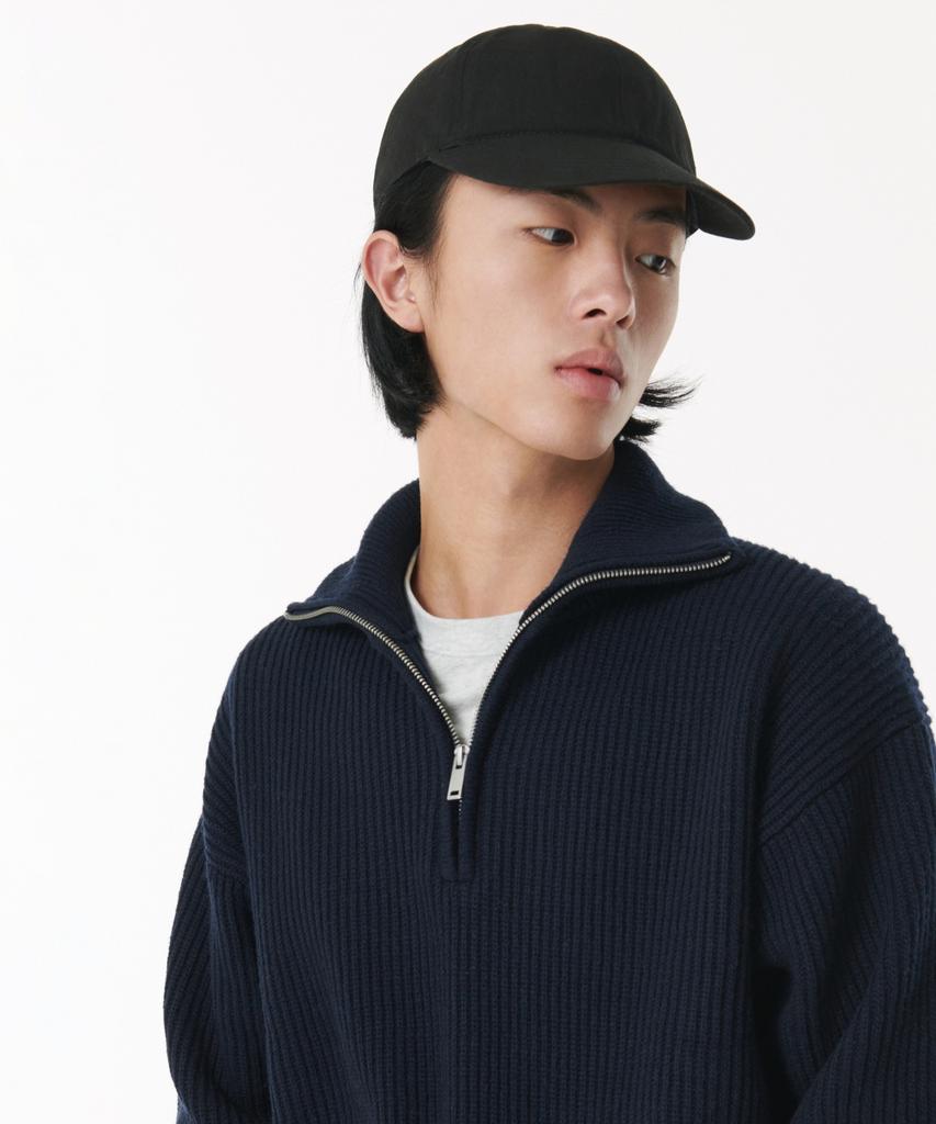 MUSINSA STANDARD Cotton A-3 Mechanic Cap [Black]