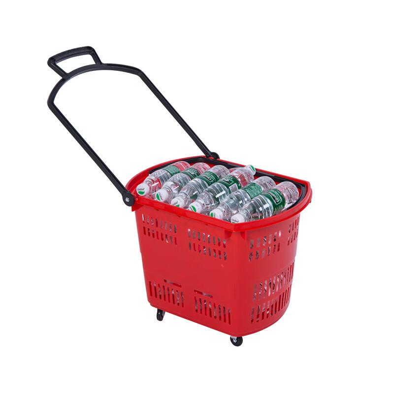 Rolling Foldable Stair-Climbing Shopping Basket