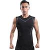 Мужская компрессионная майка, Высокоэластичный быстросохнущий спортивный жилет для баскетбола, бега, Корректор осанки, Формирующий мышцы нижний слой, Дышащий