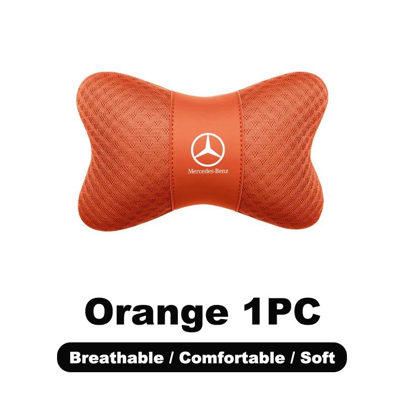 AAVS1 1PC Car Safety Headrest Neck Pillow Auto Seat Lumbar Support Cushion For Mercedes Benz A C E S G Class GLC CLE CLA GLB GLS W177