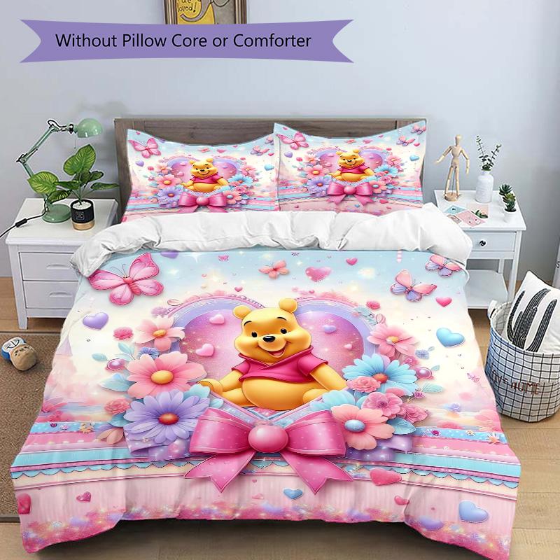Piglet'S Sweet Fantasy World Print 3Pcs Bedding Setduvet Cover With 2 Bedropillowcase Home Birthday Gift