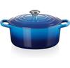 Cast Iron Roaster Le Creuset Signature Round 22 Cm Azure 3.3 L (21177222202430)