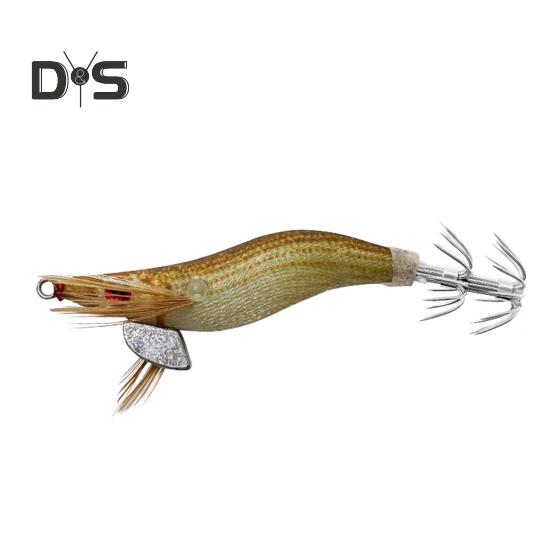 7 см/4,6 г светящаяся приманка в виде креветки с грузилом в виде крючка-кальмара, реалистичная бионическая искусственная приманка для ловли соленой воды, пресноводного окуня, судака, форели, аксессуары для рыбалки