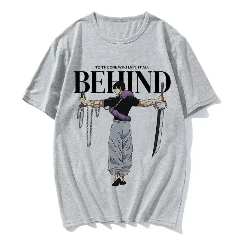 Японская аниме-футболка Jujutsu Kaisen для женщин, унисекс, унисекс, футболки с рисунком Gojo Satoru, женская мода, повседневная футболка, футболка унисексga