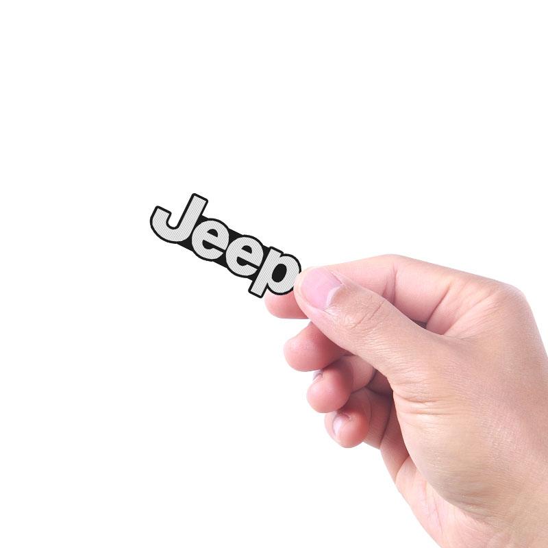 Car Audio Speaker Decorate 3D Aluminum Badge Emblem Sticker For Jeep Grand Cherokee Wrangler JK Gladiator Compass Renegade Patri AJY1