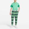 Nike Двухцветная рубашка поло с короткими рукавами и вышитым логотипом Dri-Fit, мужские топы, зеленый DX9217-363