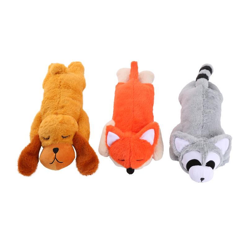 Plush Heartbeat Dog Toy for Anxiety and Sleep Aid