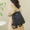 Women's Multifunction Anti Theft Backpack Casual Nylon Solid School Bag for Girls Fashion Detachable Strap Travel Shoulder Bag