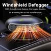 12V Car Heater Portable Windshield Defogger with Dual-Mode Fast Heating Easy to Use 150W Portable Car Defroster Windshield