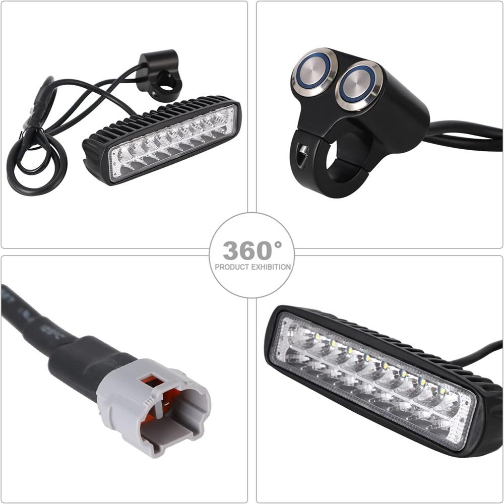 Светодиодная фара для мотоцикла Hi/Lo Beam + переключатель для Sur-Ron XS X160 X260