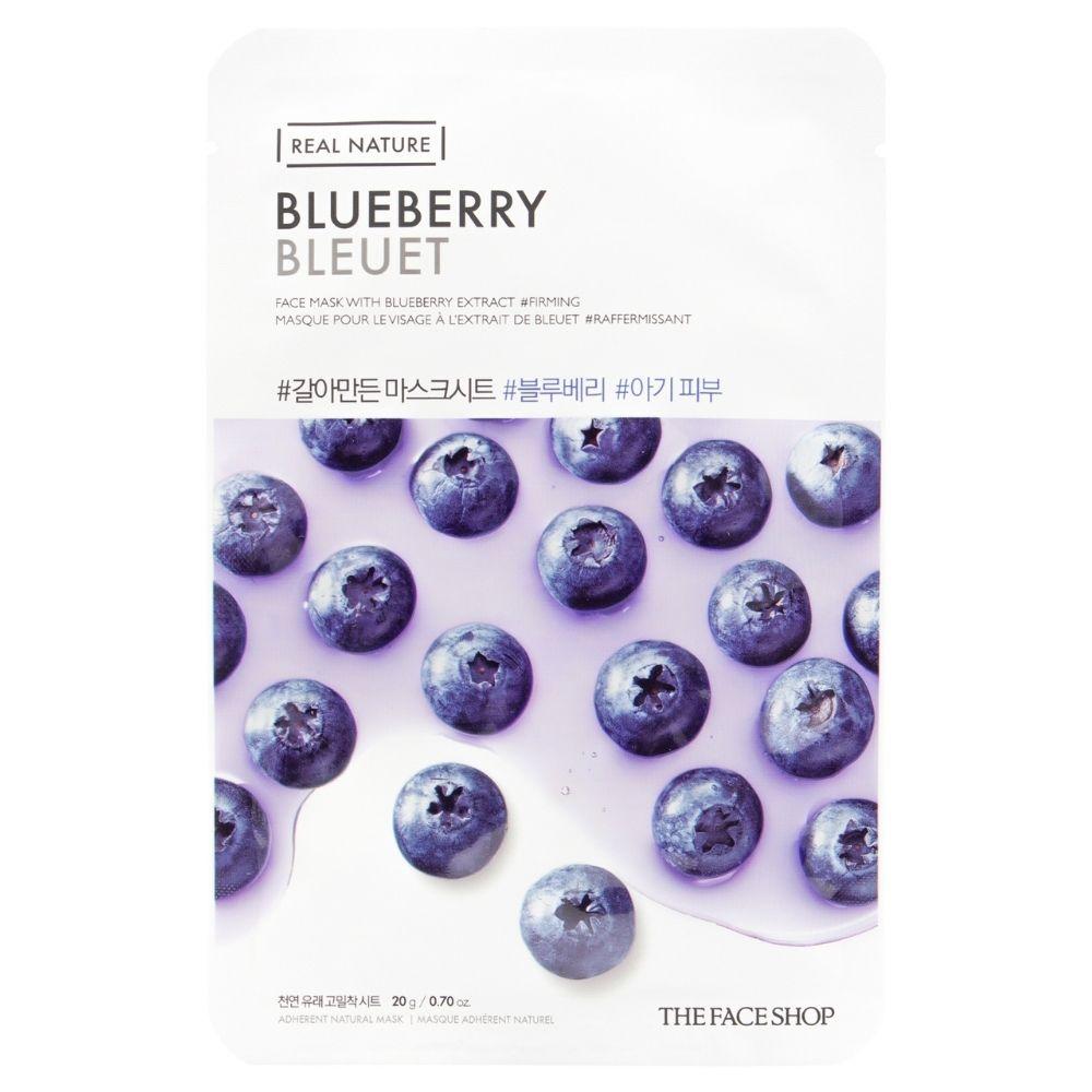 The Face Shop-Real Nature Face Mask with Blueberry