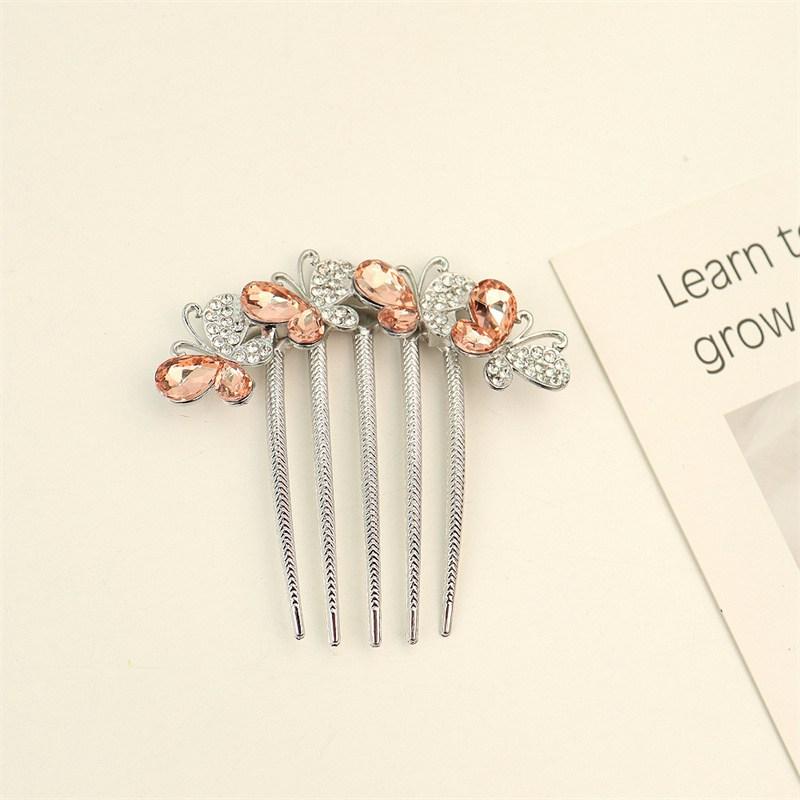 Insert Comb Hair Fork Head Accessories Fashion Jewelry Adult Butterfly