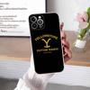 Popular Y-Yellowstone D-Dutton R-Ranch For iPhone 17 16 15 14 13 12 Mini 11 Pro Max Transparent Case