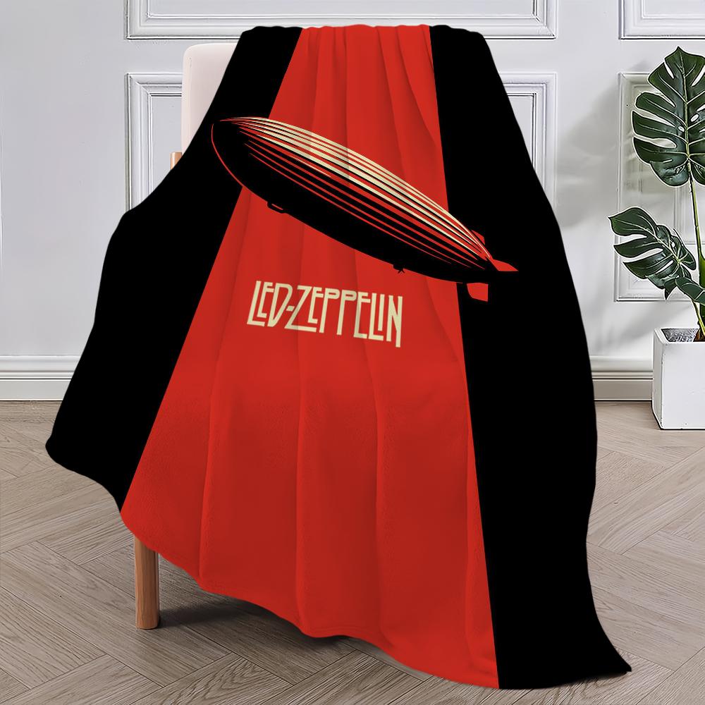 ROCK Band Blanket Plush Nap Sofa rug for Living L-LedS Z-Zeppelin-ES Room Warm Office Bedroom Birthday Home Travel Kid Gifts