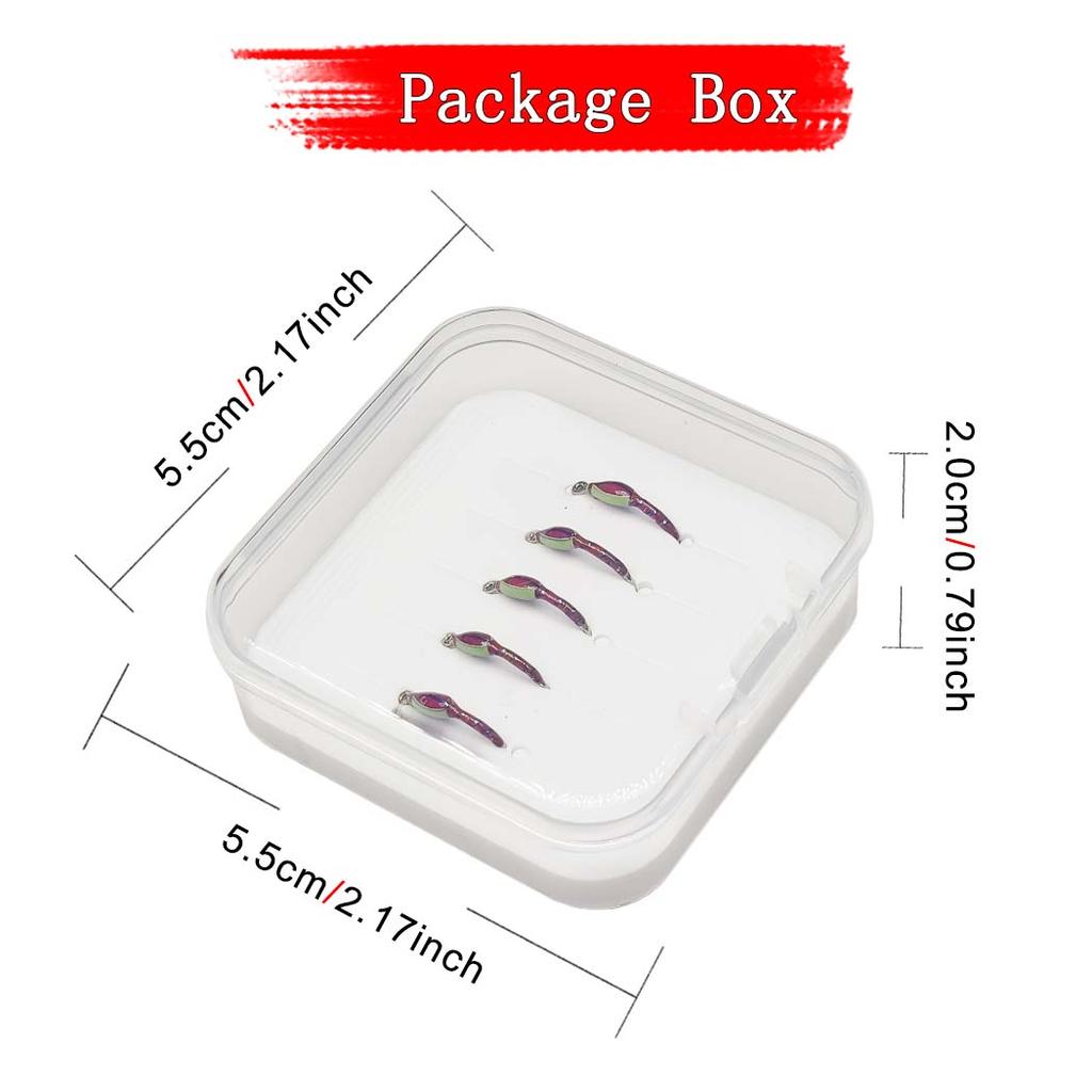 5/10Pcs Realistic Fly Fishing Bait Chironomid Midge Pupa Nymph Trout Flies Fly Fishing Hook Artificial Caddis Larva Lures